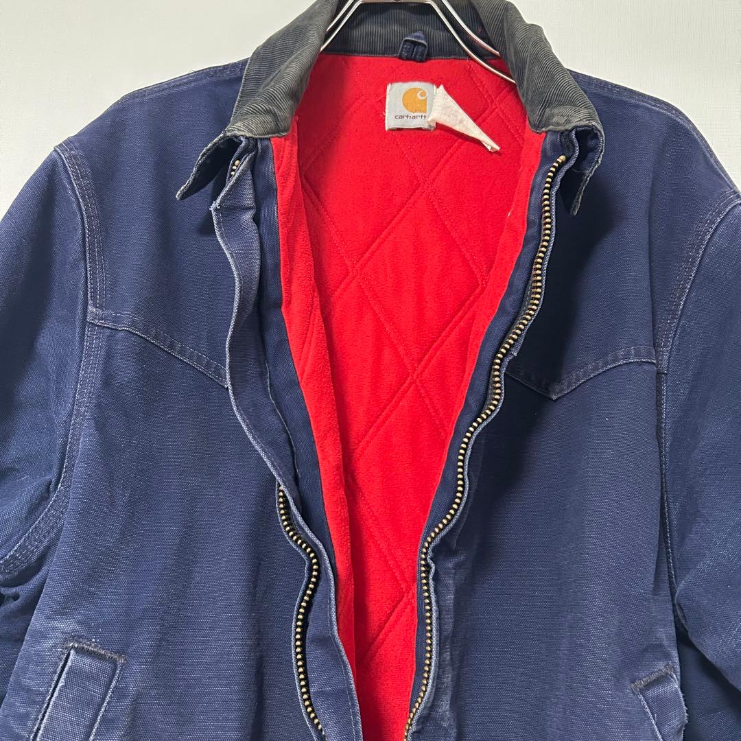 よ*ん様 80s carhartt santa fe jacket ネイビー　X