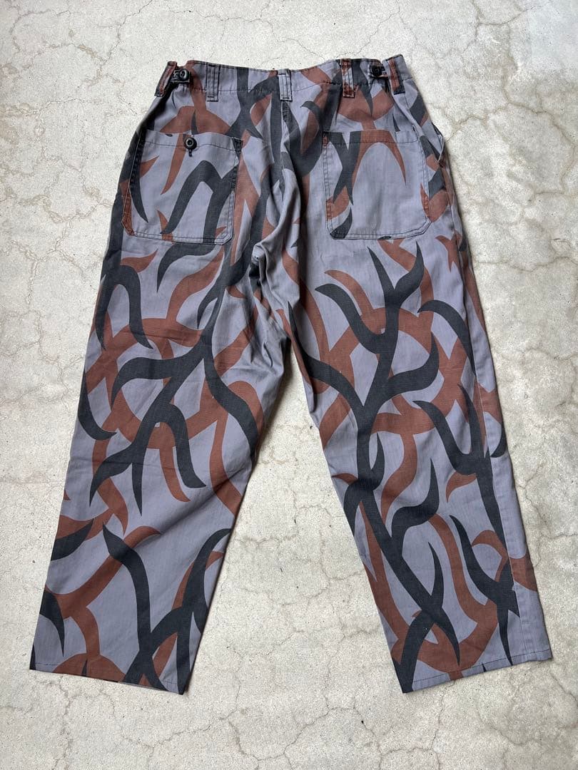 激レア 90s ASAT USA製 トライバルカモ グレー ベイカーパンツ