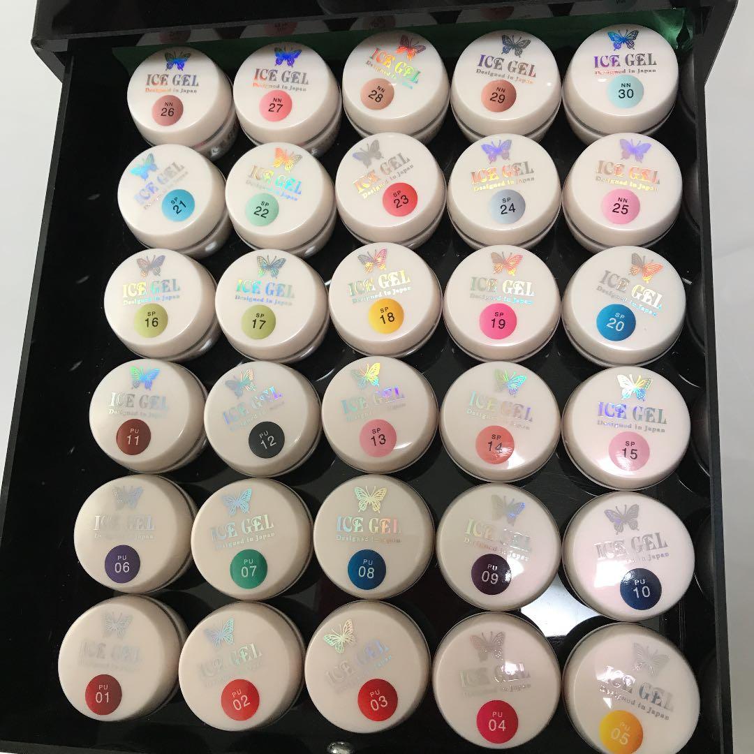 ICE GEL☆カラージェル☆中古☆120色セット＋3色☆アイスジェル