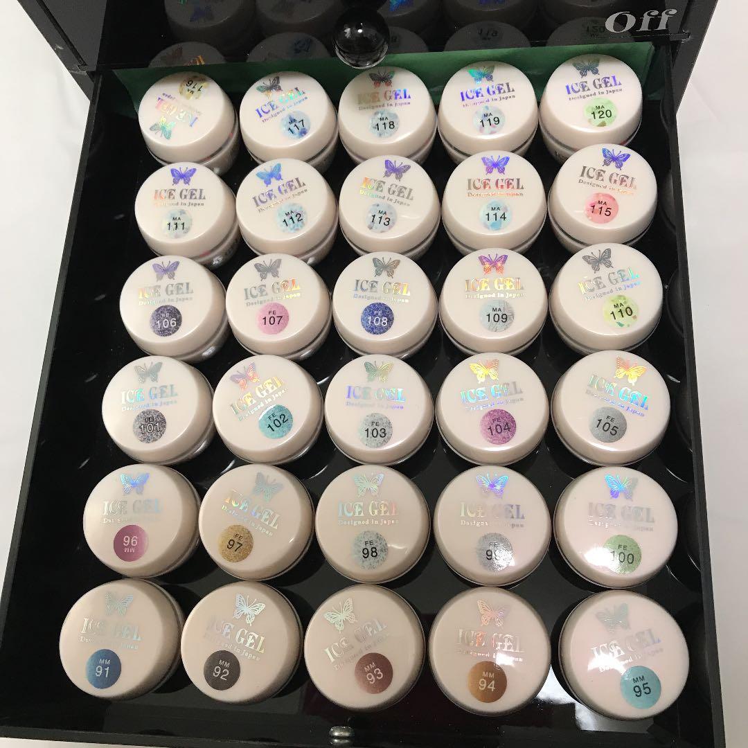 ICE GEL☆カラージェル☆中古☆120色セット＋3色☆アイスジェル