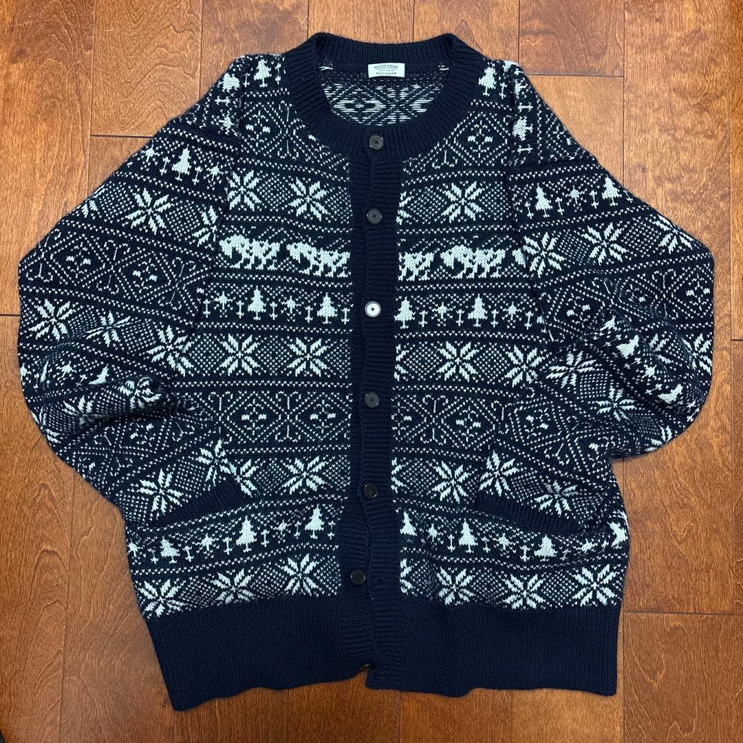 【レア】MAATEE&SONS NORDIC CARDIGAN