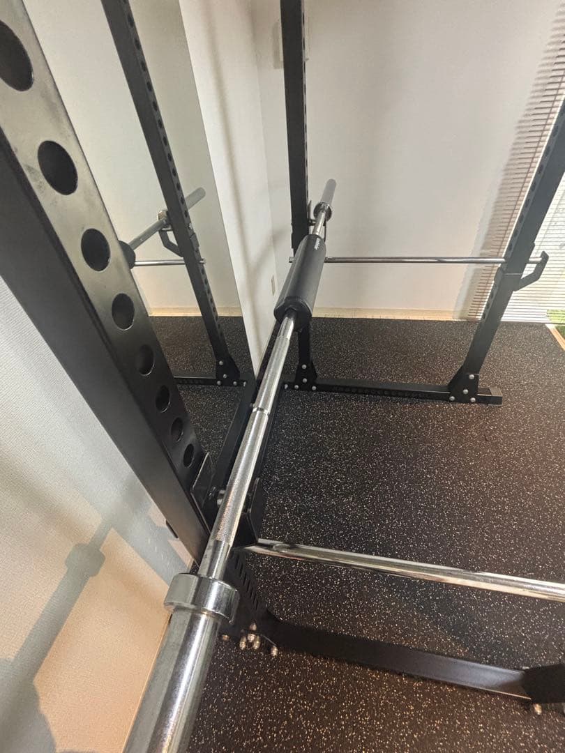 【アーモンド】パワーラック　オリンピックバー付