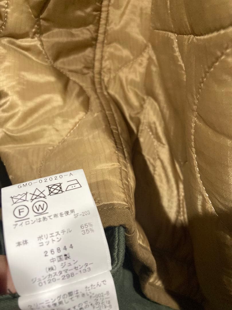 adam et rope m65 フィッシュテイル コート カーキ ライナー付き