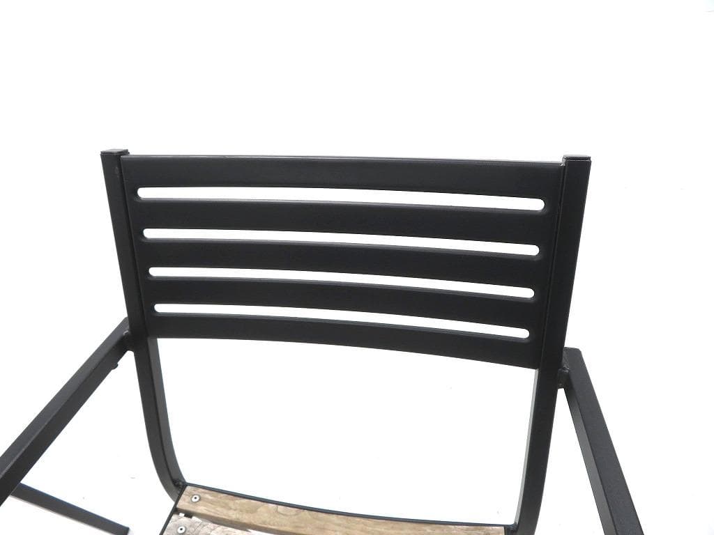 展示品 emu　エミュ　チーク材　ダイニングチェア　4脚セット　モダン