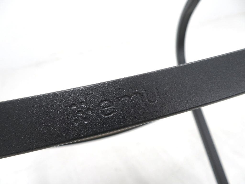 展示品 emu　エミュ　チーク材　ダイニングチェア　4脚セット　モダン