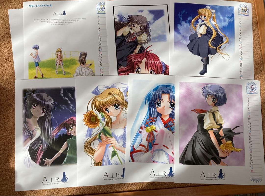 AIR Key公式品樋上いたるイラストドリームキャストメッセサンオー特典セット