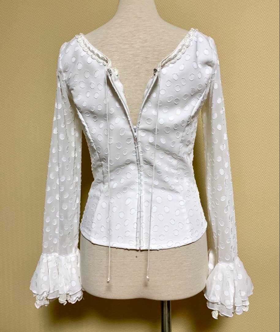 フラメンコ衣　ソニアジョーンズフォルダ、ベルト、ブラウス３点セット