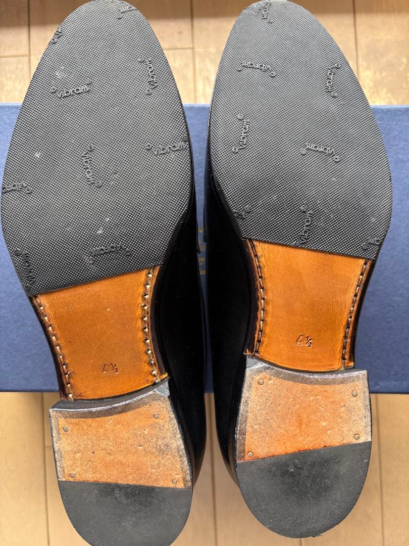 【美品】JALAN SRIWIJAYA / カーフビットローファー 23.5㎝