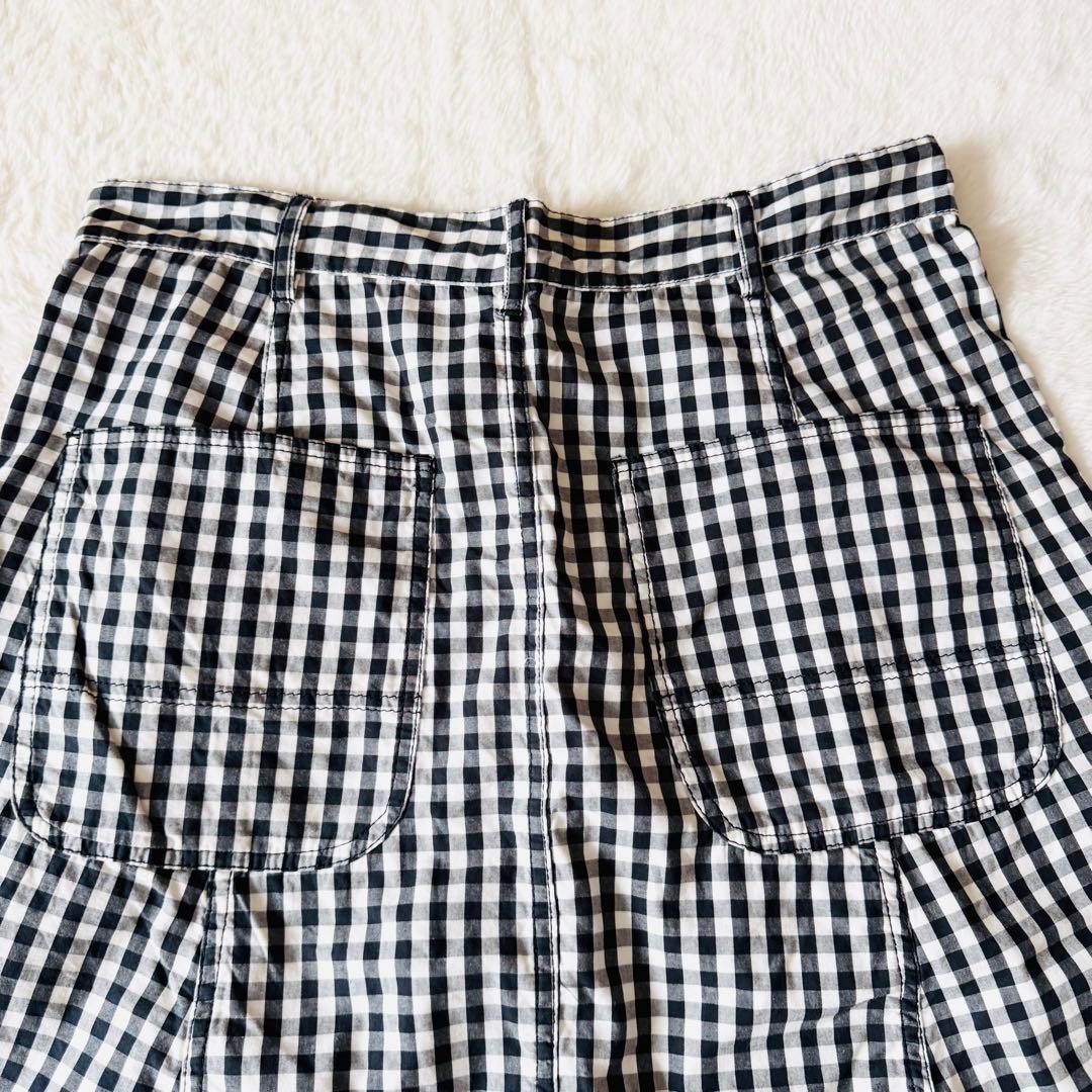 【AD2008】 ブラックコムデギャルソン サルエルパンツ ギンガムチェック S