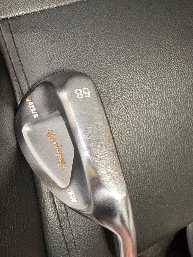 マスダゴルフ　ウエッジ　58° カスタム　彫刻　モーダスウエッジ125 日本