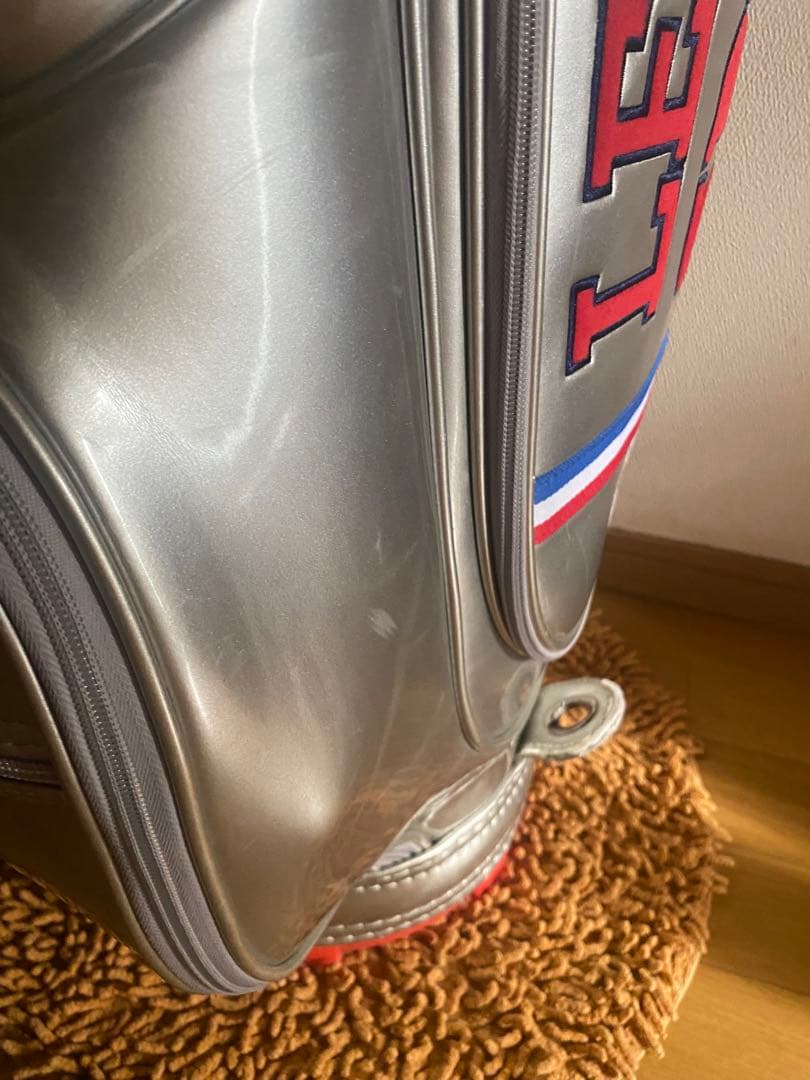 ルコックキャディーバッグカート用6分割シルバーエナメル