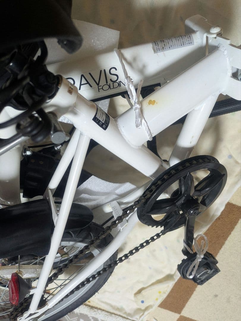 はじめ様専用】TRAVIS 折りたたみ自転車 ホワイト 16インチ