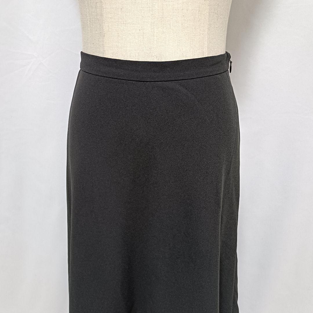美品 セオリー PRIME GGT ロングスカート 黒 2 洗える 艶感 上品