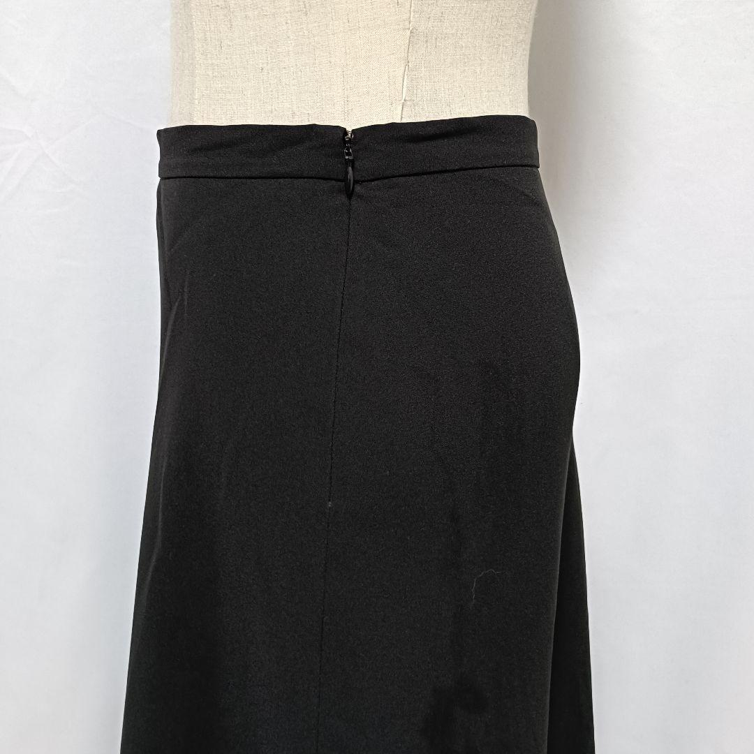 美品 セオリー PRIME GGT ロングスカート 黒 2 洗える 艶感 上品