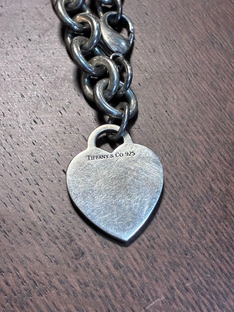 Tiffany & Co. ハート型ブレスレット 36g