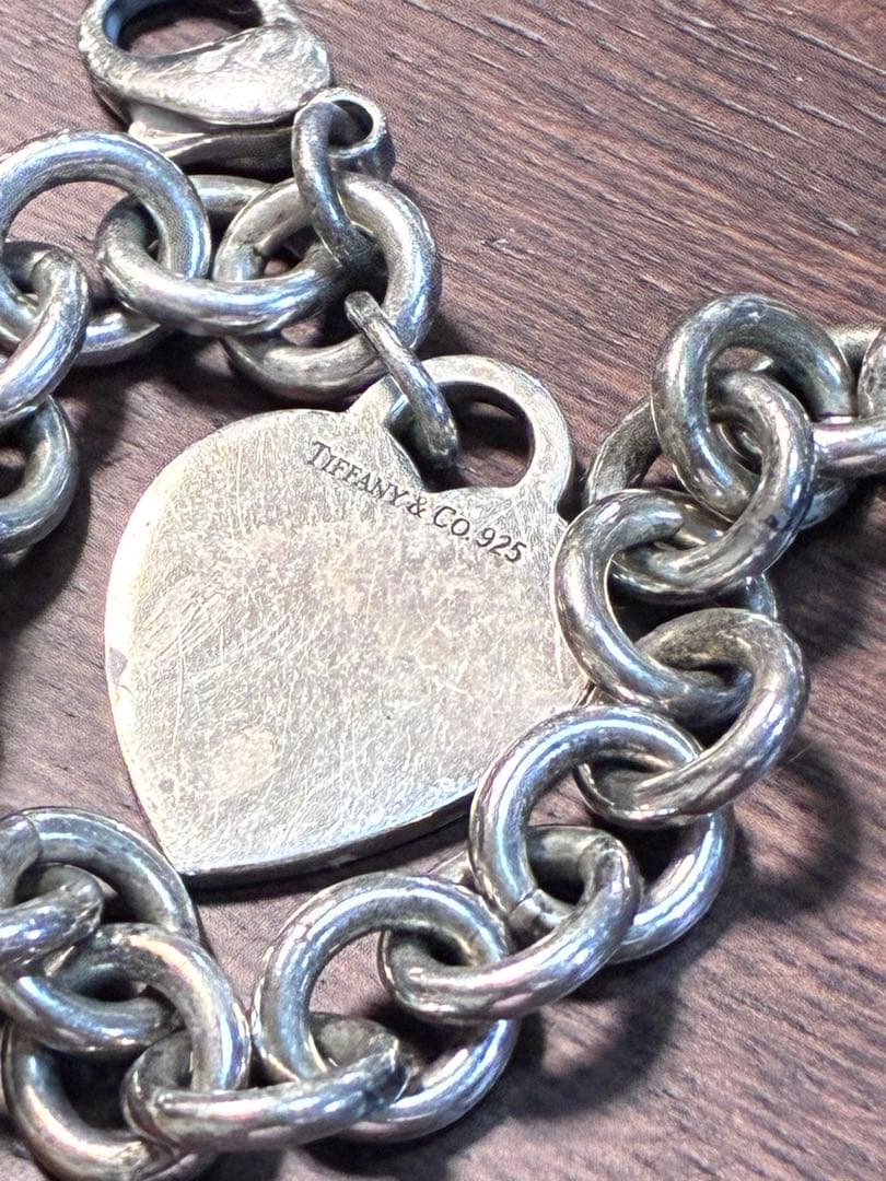 Tiffany & Co. ハート型ブレスレット 36g