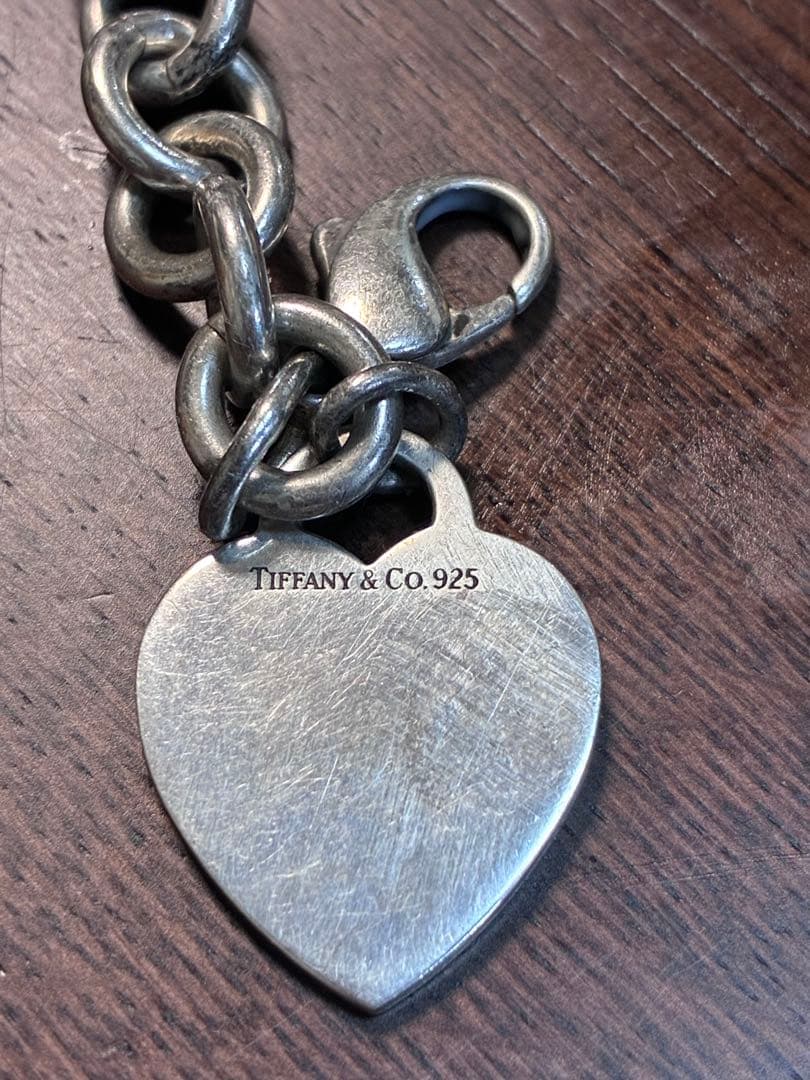 Tiffany & Co. ハート型ブレスレット 36g