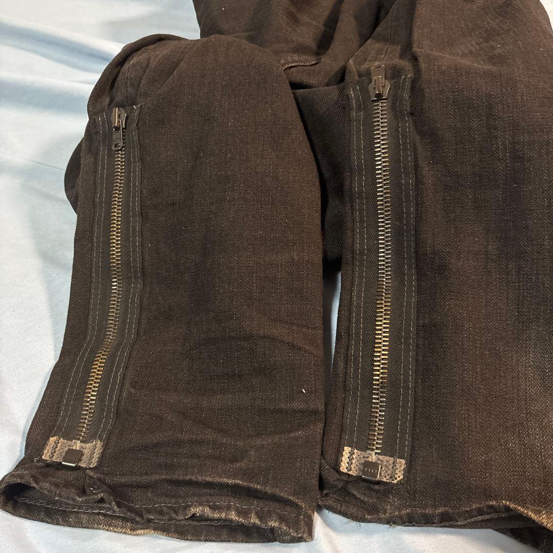 ナンバーナイン　ブラックデニムパンツ