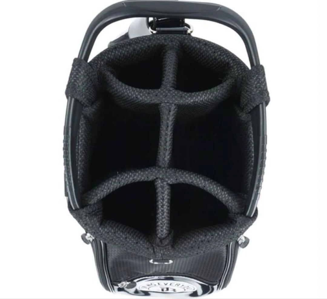 新品 JACK BUNNY ジャックバニー エナメル キャディバッグ ブラック