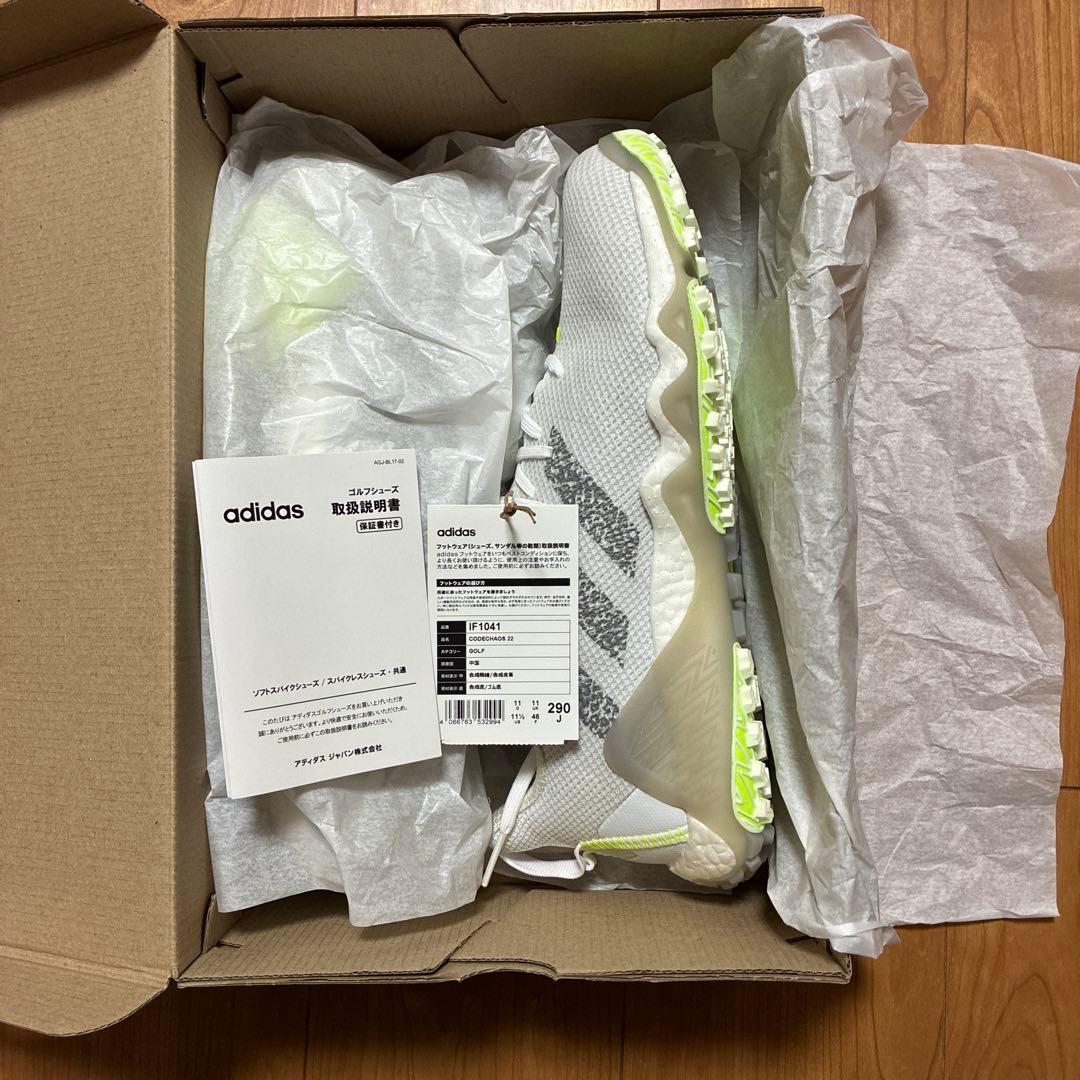 29cm コードカオス22 アディダス IF1041 ゴルフシューズ 新品未使用