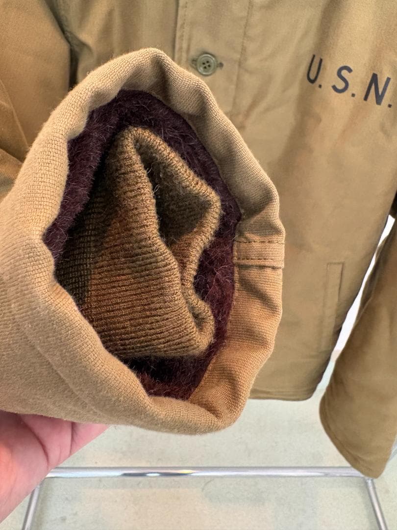 HOUSTON ヒューストン アルパカ N-1 デッキジャケット 38