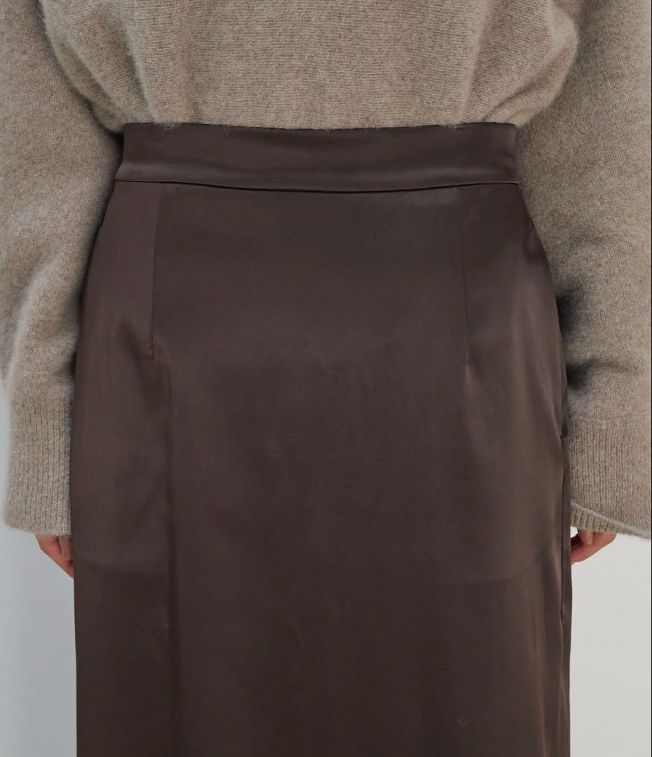 GALLARDAGALANTE 【手洗い可能】ストレッチサテンタイトスカート