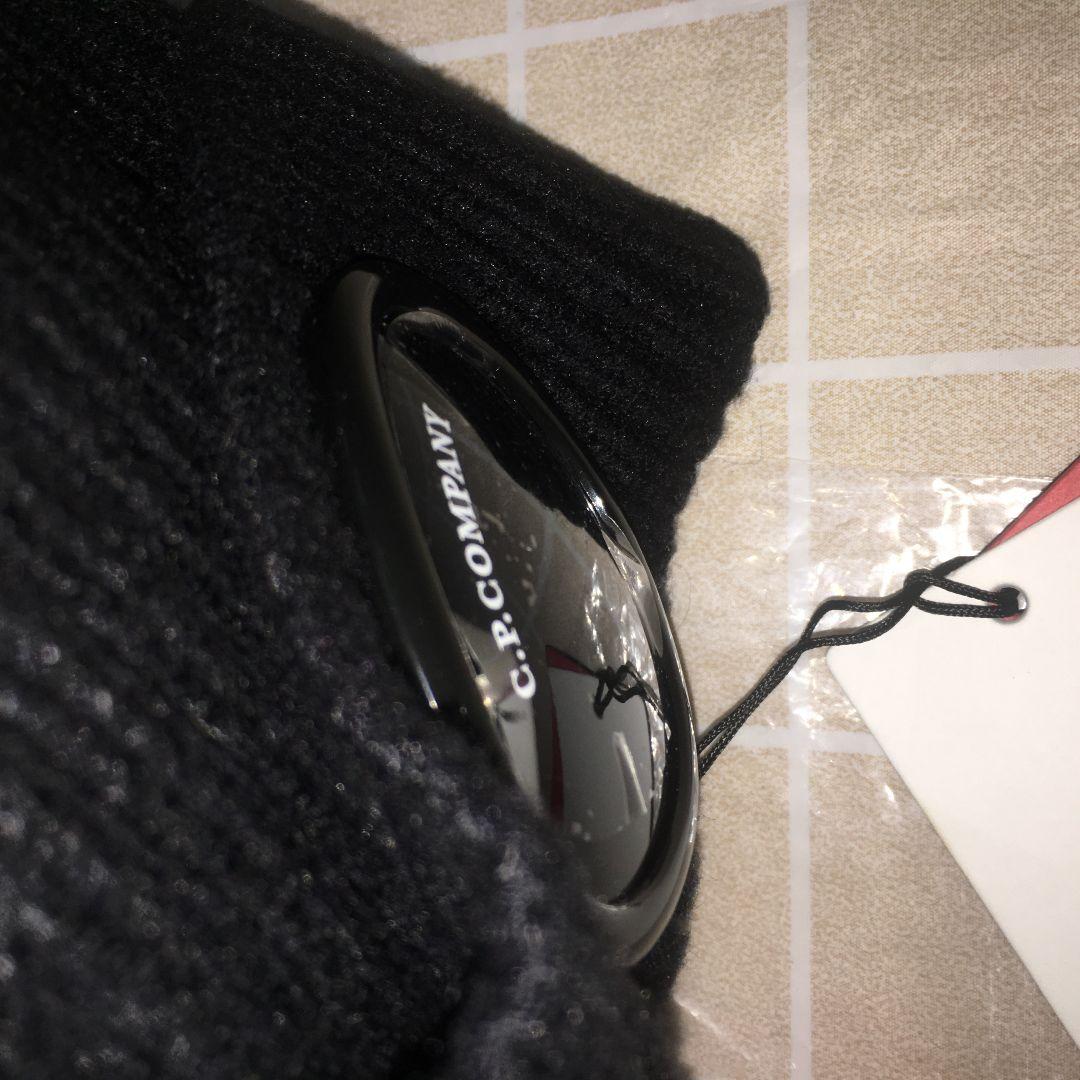 C.P.company ゴーグルビーニー ブラック ニット帽