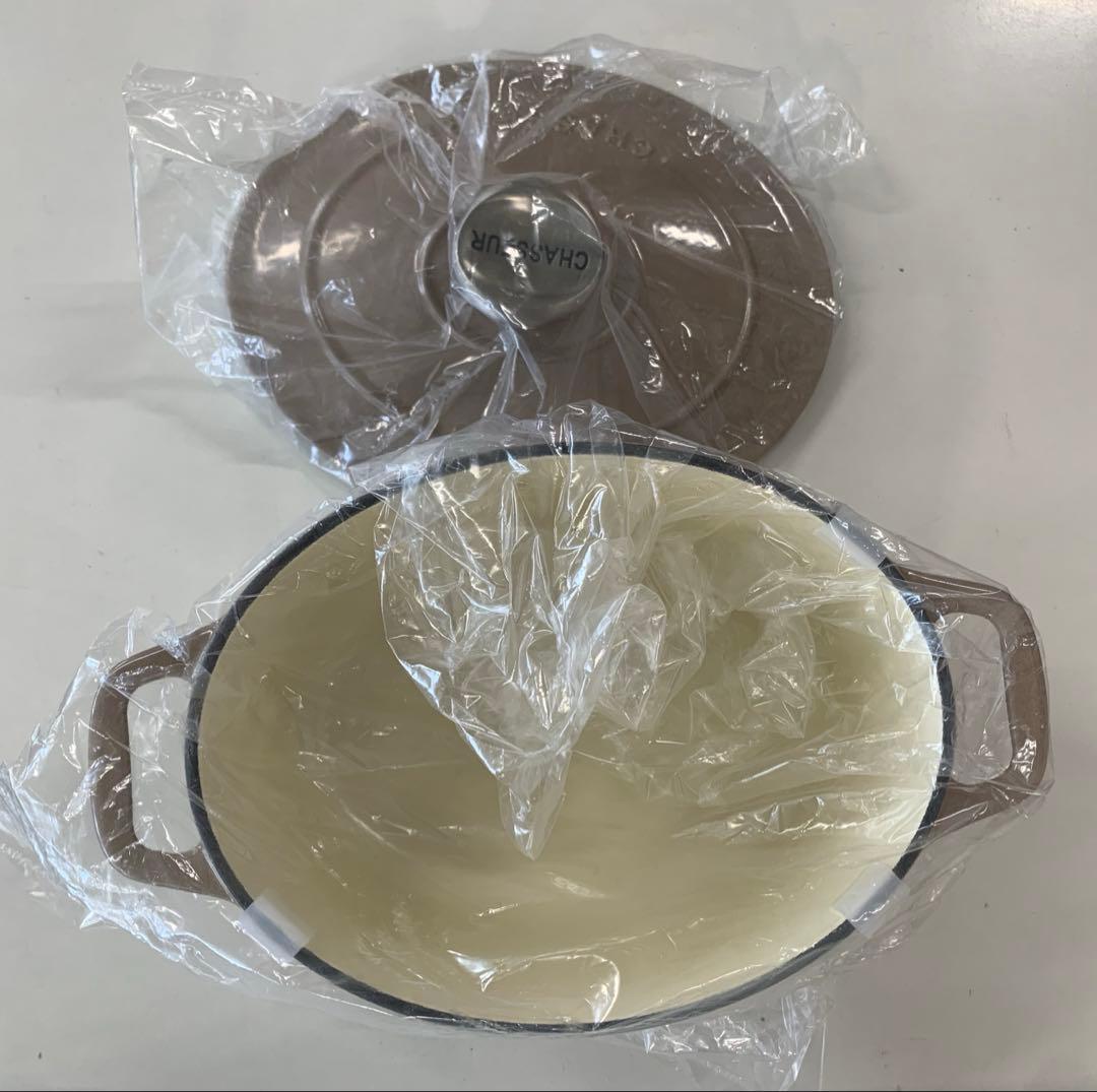 CHASSEUR 両手鍋 マロングラッセ 17cm サブライム