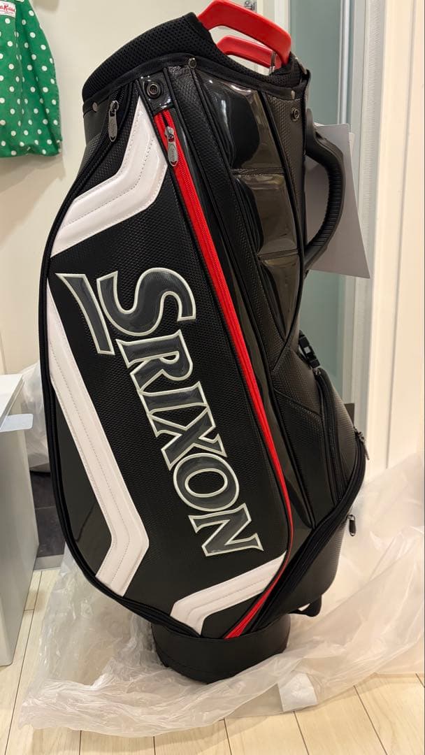 Srixon キャディバッグ ブラック/レッド