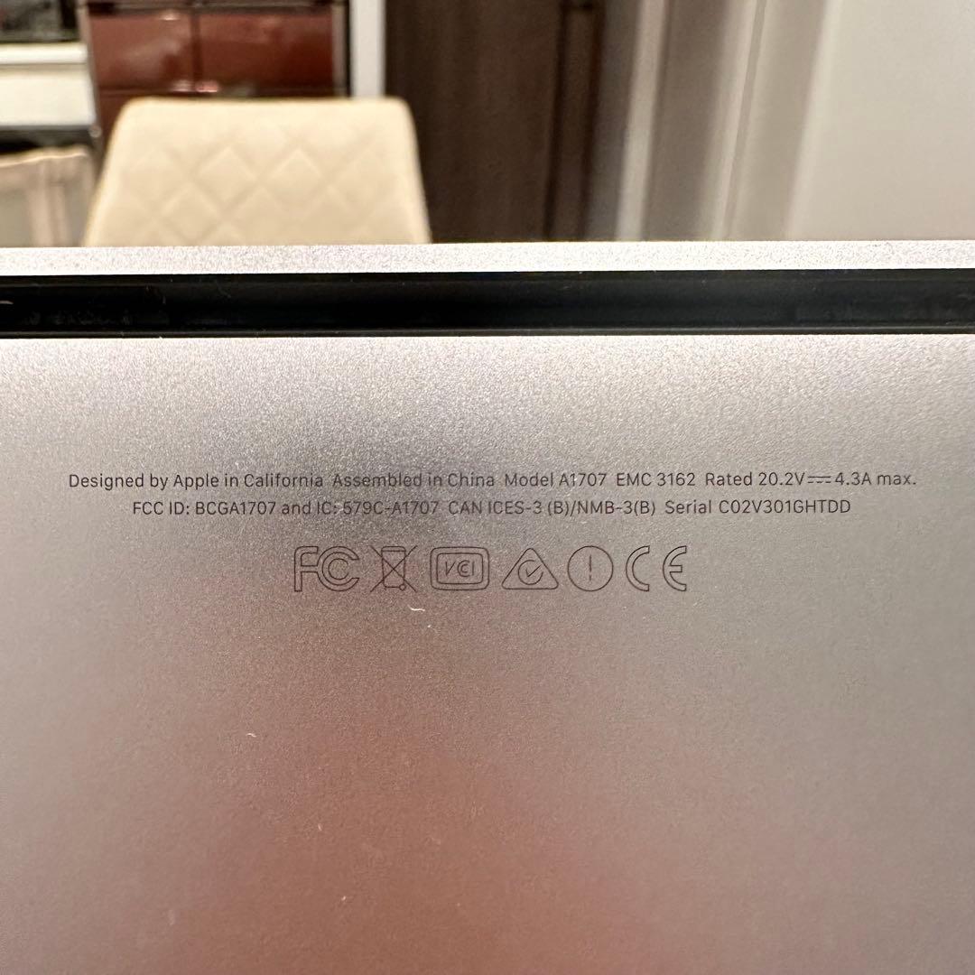 訳有 MacBook Pro 15\" 2017 i7 16GB 512GB US