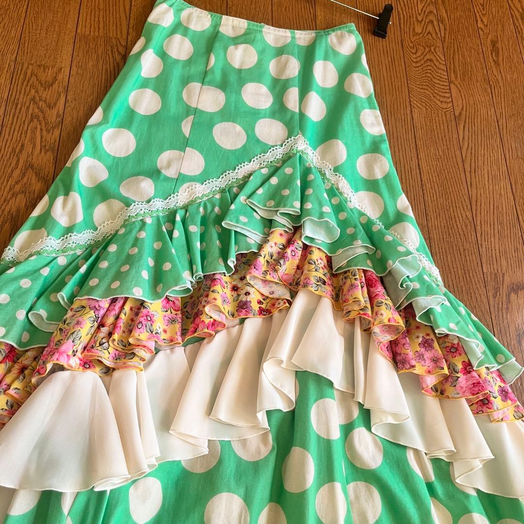 タグ付き 未使用 Mariquita フラメンコ 一点物 ファルダ 水玉 - メルカリ