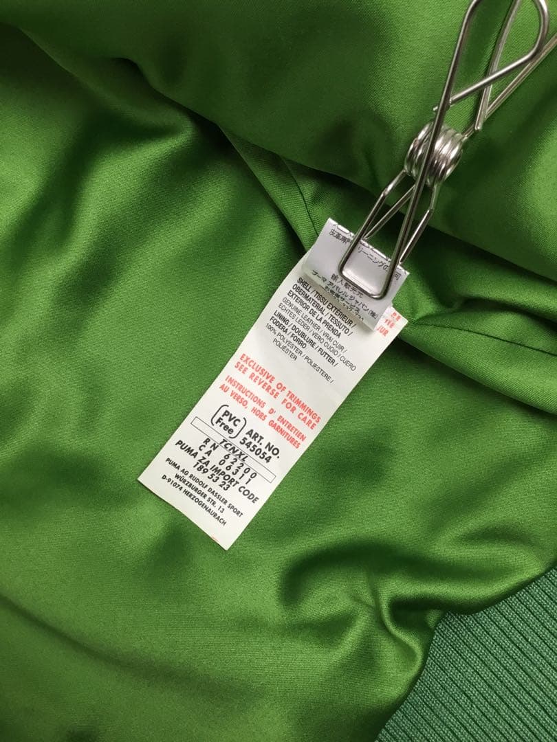 希少 PUMA レザー シングル ライダース モーター ジャケット