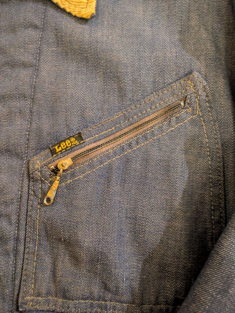 Lee 191-LB ビンテージ　デニムジャケット　濃紺　ヴィンテージ　古着