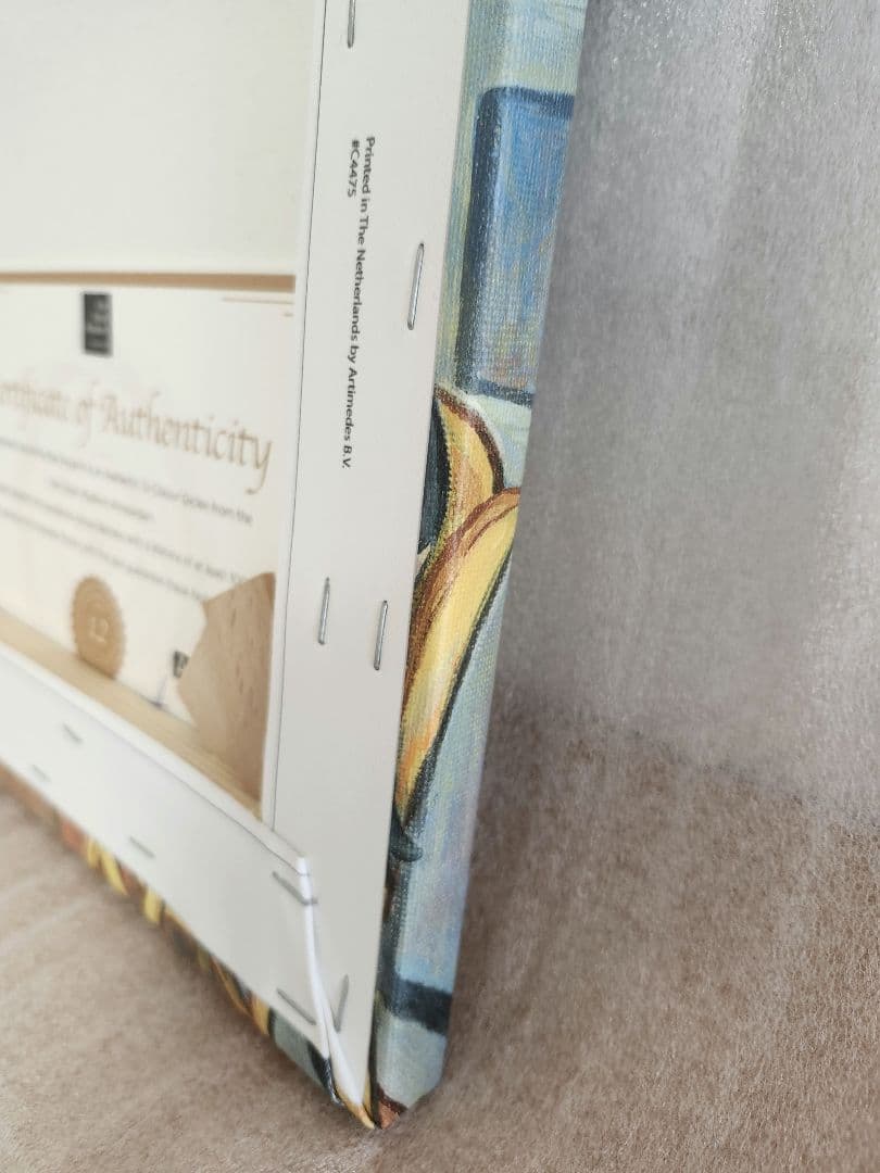 ゴッホ美術館　カビゴンとゴンベ ジクレーキャンバスアート　Sサイズ　枠なし