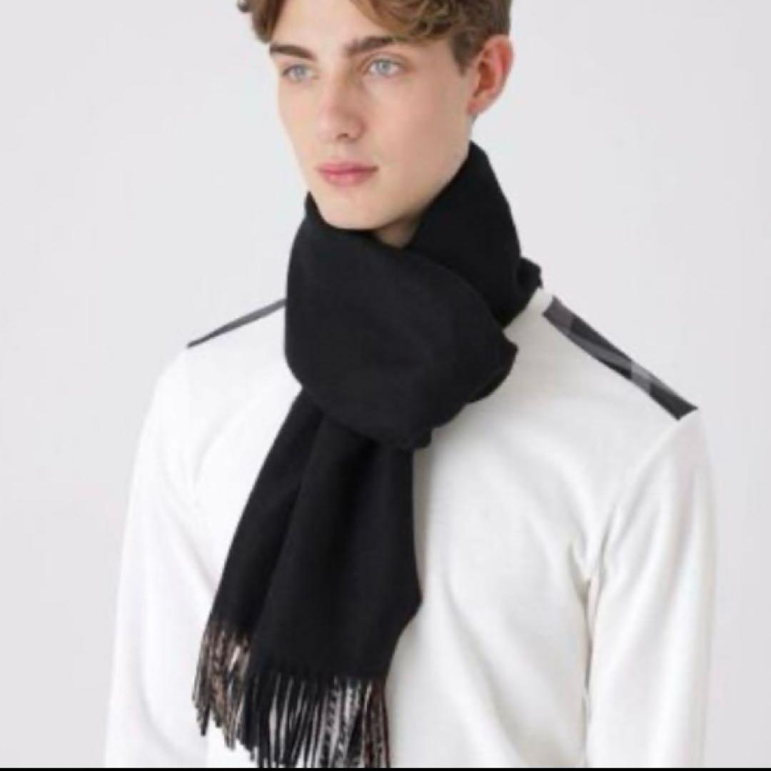 BLACK LABEL チェック マフラー - メルカリ