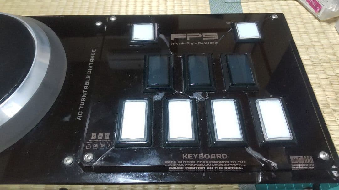 ビートマニア DAO FPS コントローラー パネル割れ有り