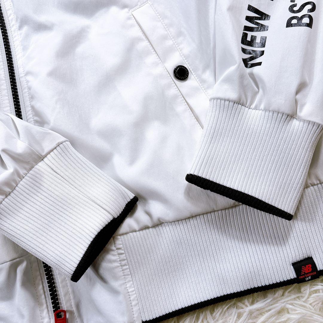サイズ6⭐️リバーシブル⭐️ニューバランスゴルフ　ジャケット　ブルゾン　白黒　TSI
