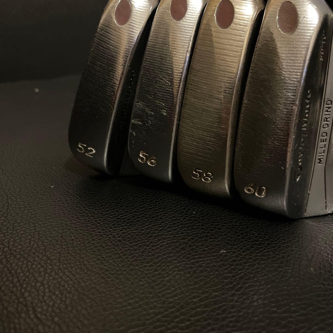 ミルドグラインド アイアンセット 4本 52-60度