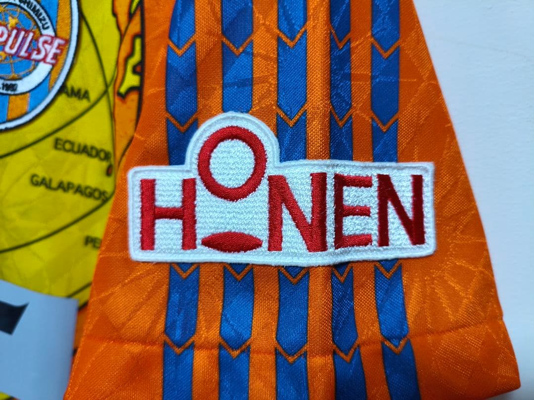 ウェア Shimizu Spulse1997/98  Shirt 8 Oliva