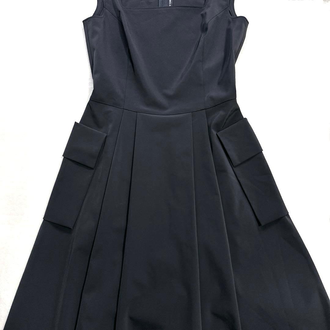 極美品 40 ホリードレス フォクシーニューヨーク ワンピース ブラック ドレス