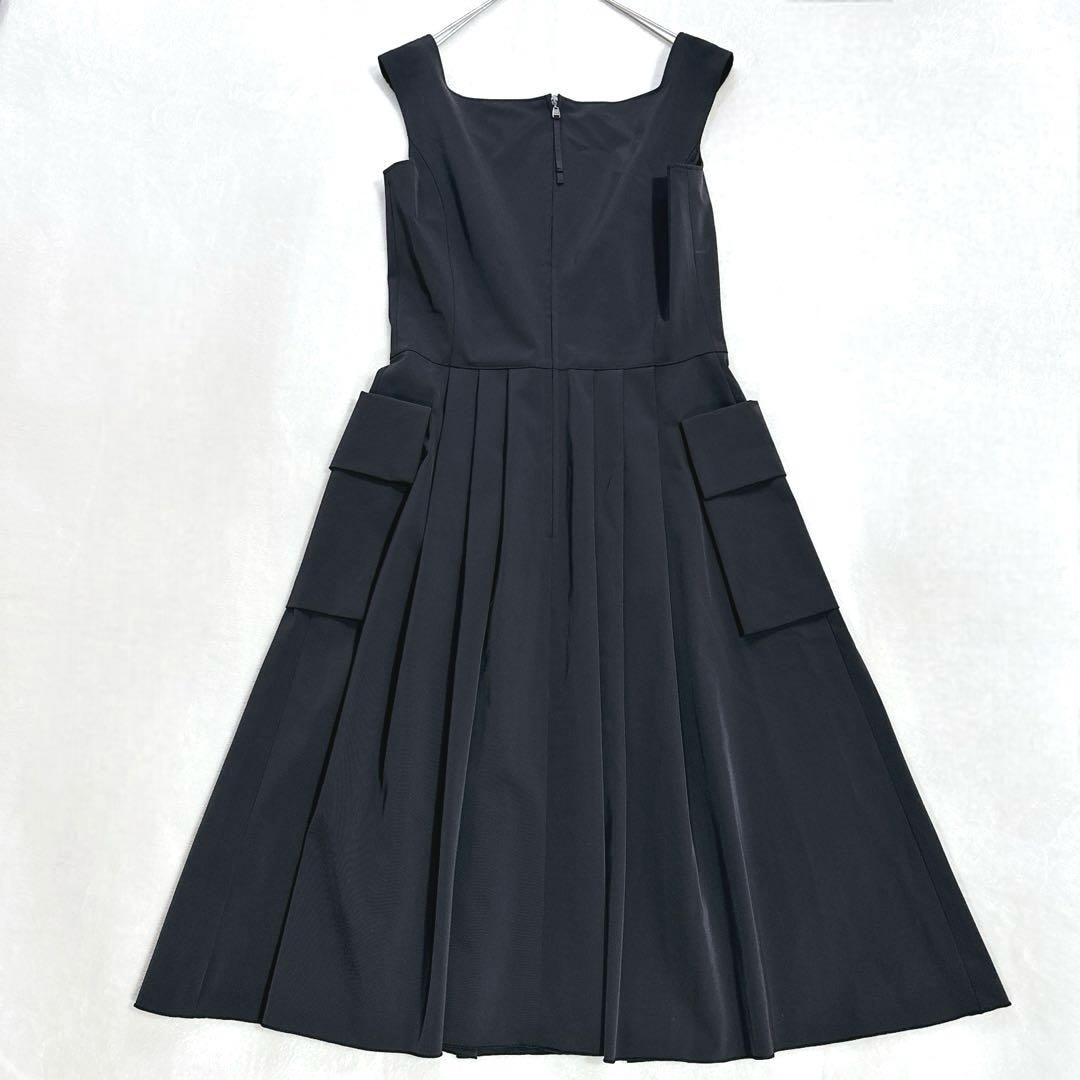 極美品 40 ホリードレス フォクシーニューヨーク ワンピース ブラック ドレス