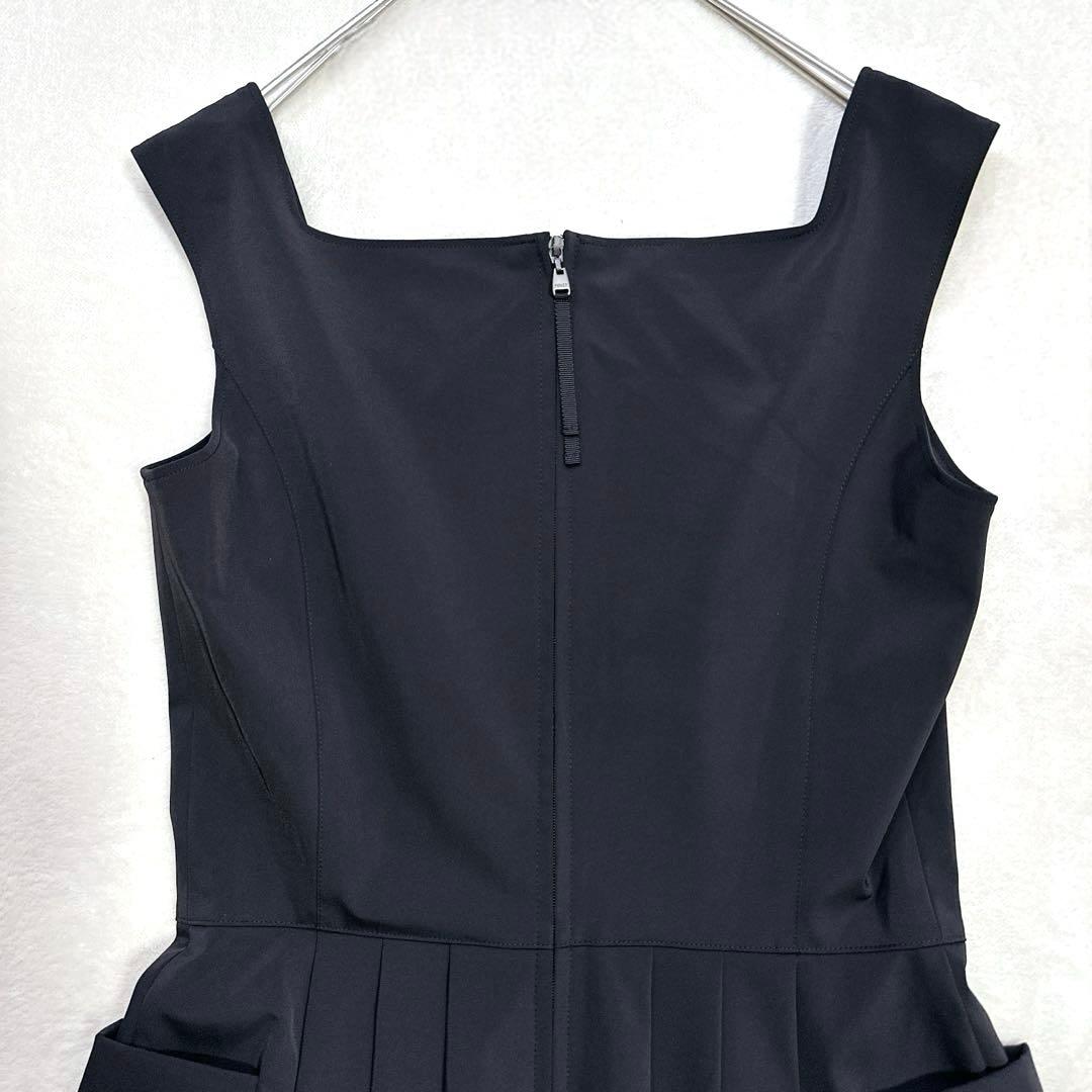 極美品 40 ホリードレス フォクシーニューヨーク ワンピース ブラック ドレス