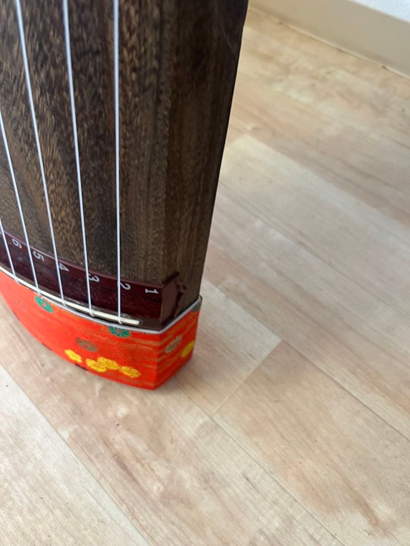 ②琴 13弦 日本 伝統的 楽器 和楽器 弦楽器 和琴 木製 13 琴柱10本