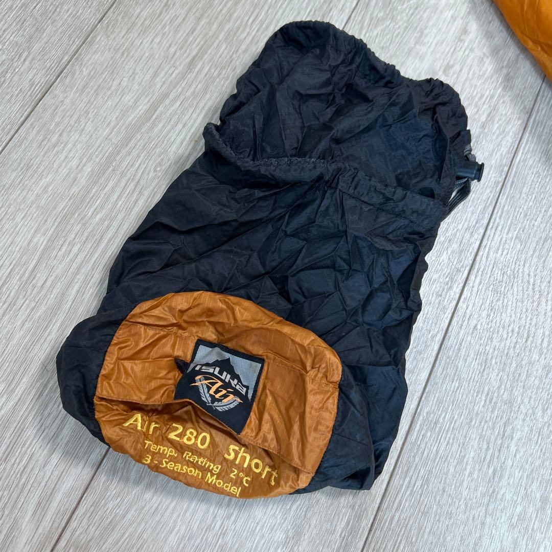 の*り様 ISUKA AIR280 Short シュラフ シュラフカバー 圧縮バ