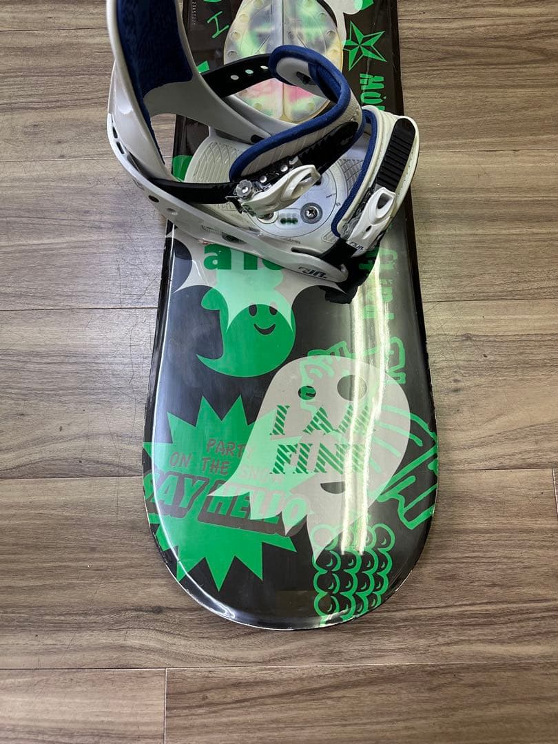 スノーボード SLQ 120cm ビンディングBURTON size JRセット