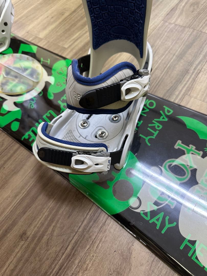スノーボード SLQ 120cm ビンディングBURTON size JRセット