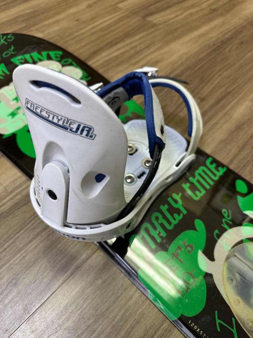 スノーボード SLQ 120cm ビンディングBURTON size JRセット