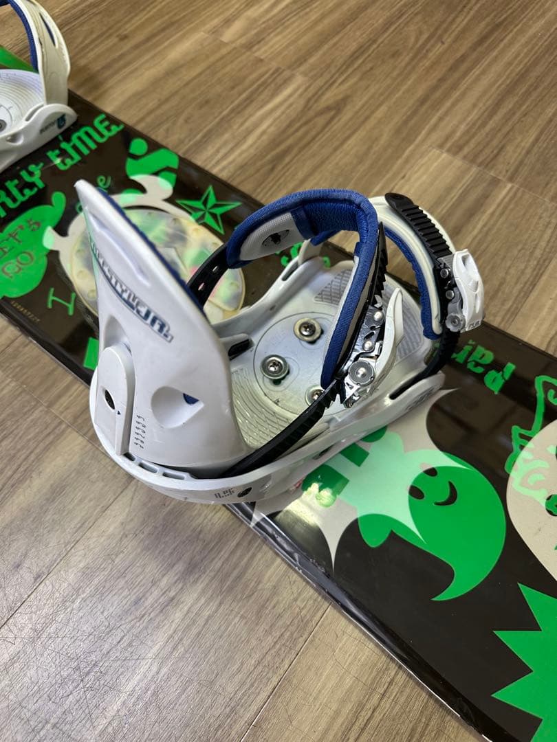 スノーボード SLQ 120cm ビンディングBURTON size JRセット