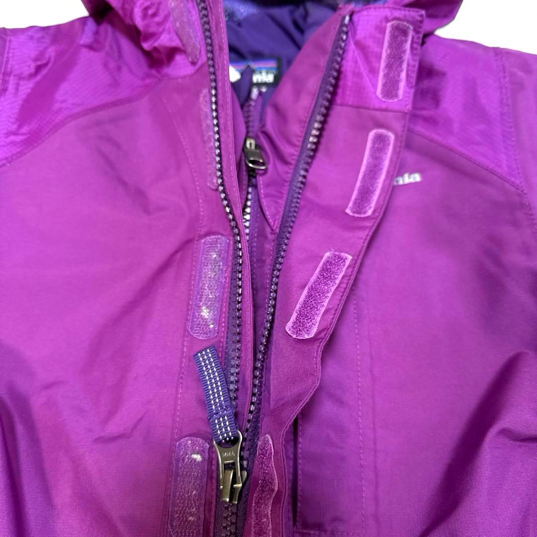 Patagonia パタゴニア　キッズスキーウェア3点セットパープルXS 5-6