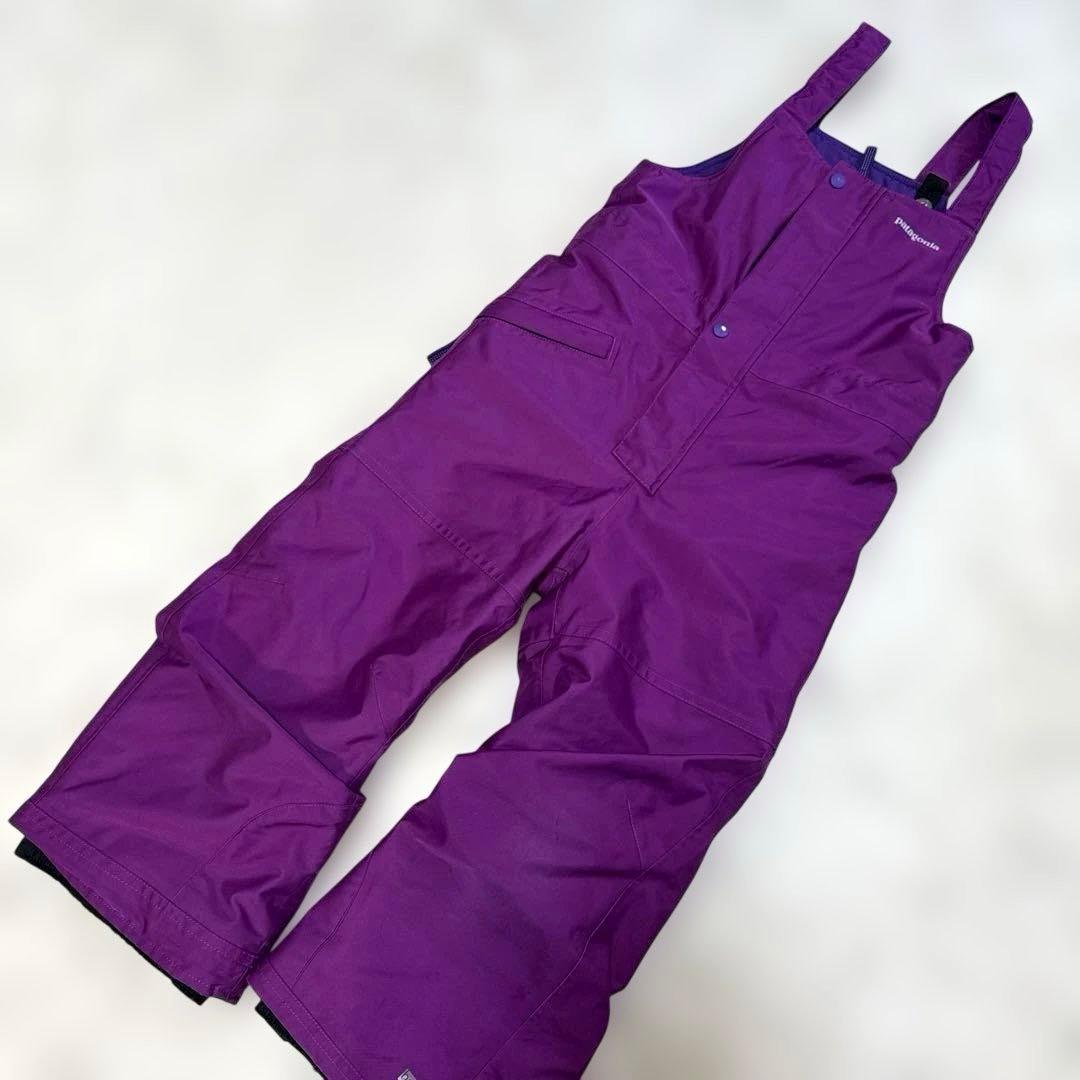 Patagonia パタゴニア　キッズスキーウェア3点セットパープルXS 5-6
